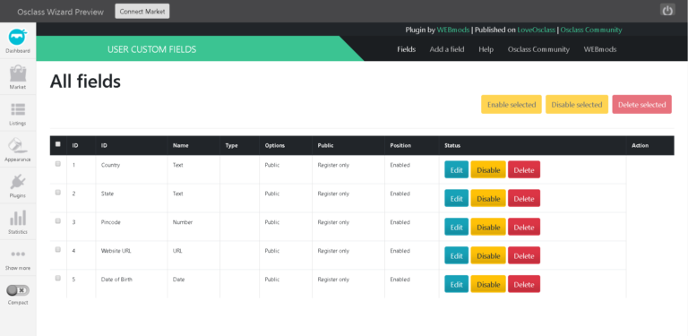 How to Add Custom fields in osclass registration form - Fancsy